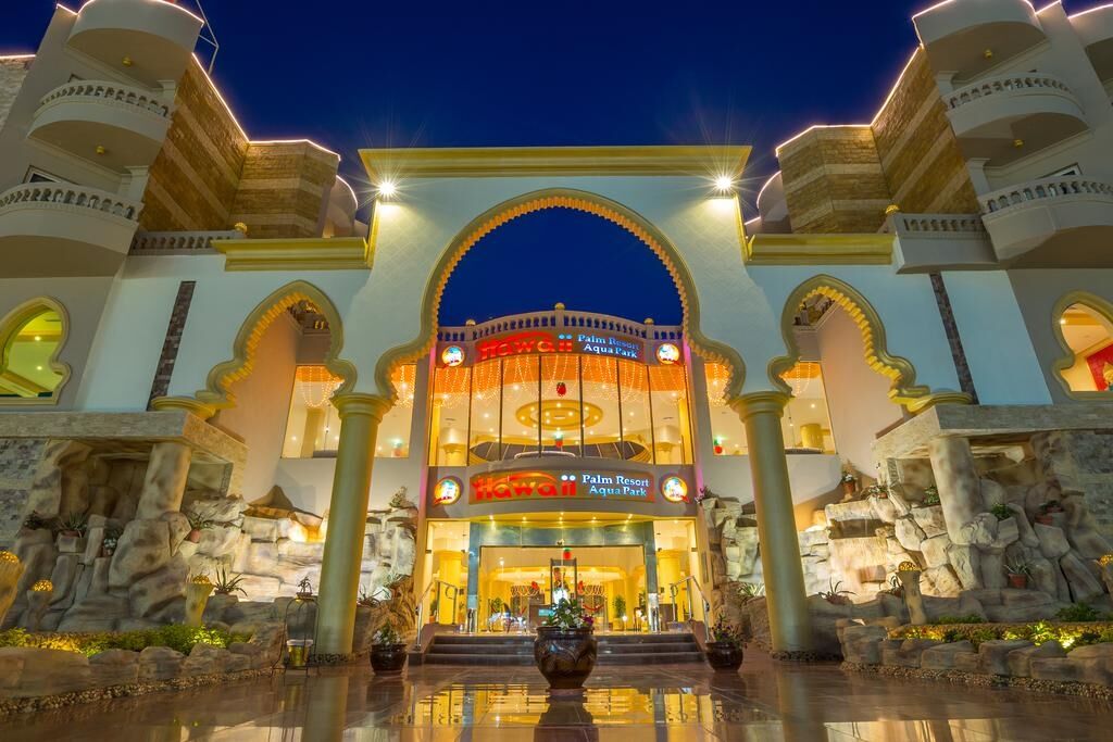 Hawaii Palm Resort & Aqua Park Хургада Экстерьер фото